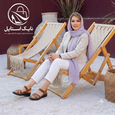 صندل زنانه نایک استایل مدل بندی قهوهای، راحت و سبک