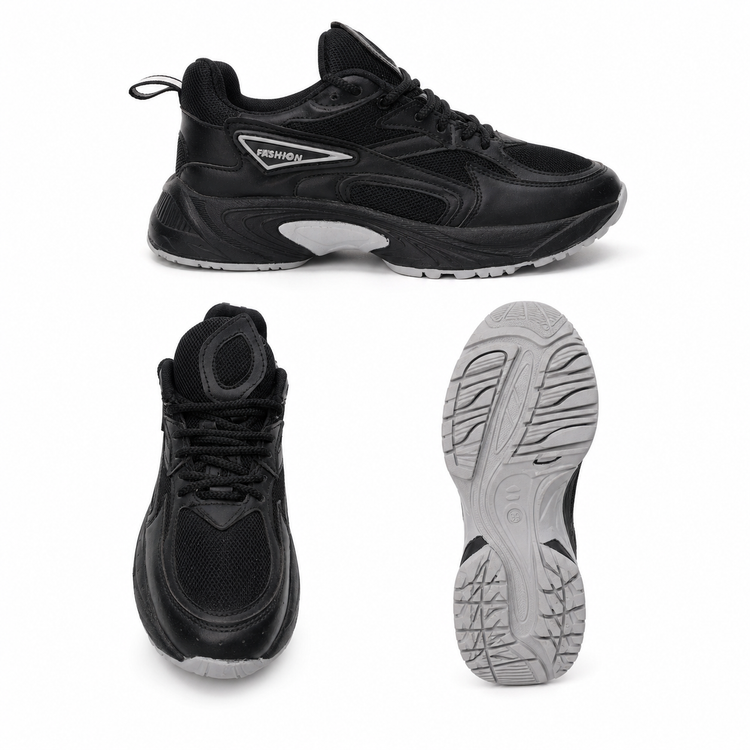 کفش اسپرت فشیون مدل لایهای زیره PU لژدار ترکیبی