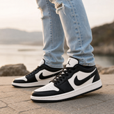 کفش اسپرت نایکی مدل Air Jordan 1 Low چرم کفی طبی