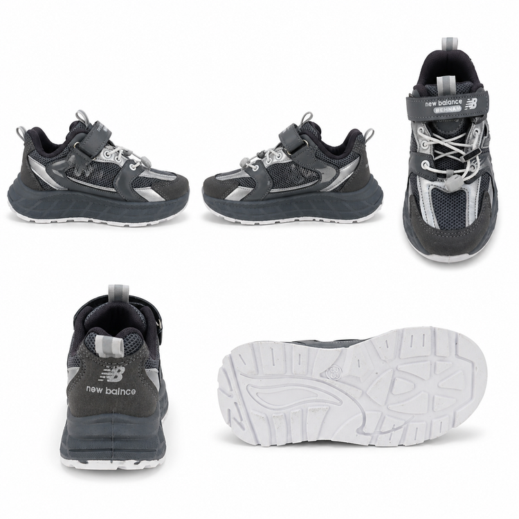 کفش اسپرت بچگانه نیوبالانس (New Balance) مدل راحتی با کفی طبی و بند تنظیمی