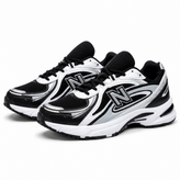 کفش کتانی مردانه نیوبالانس 530 مستر کوالیتی طرح سپهر New Balance سفید مشکی نقره ای